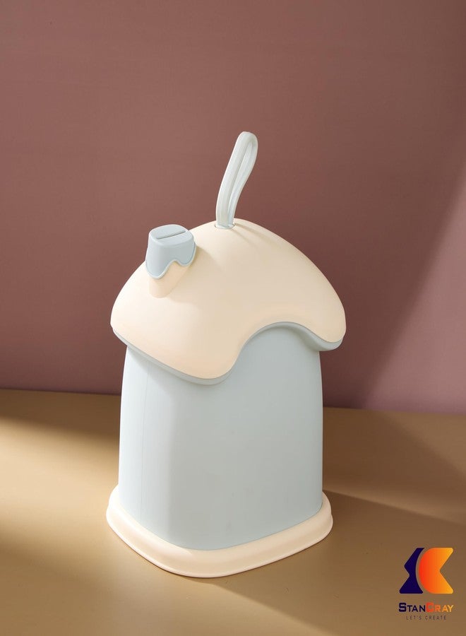 STANCRAY Cute Small Savings Bank Money Deposit and Withdrawal Piggy Bank with Key Holder House Piggy Bank for Girls and Boys Coin Bank with Handle, Lock and Key. (Model 2) - Image 4